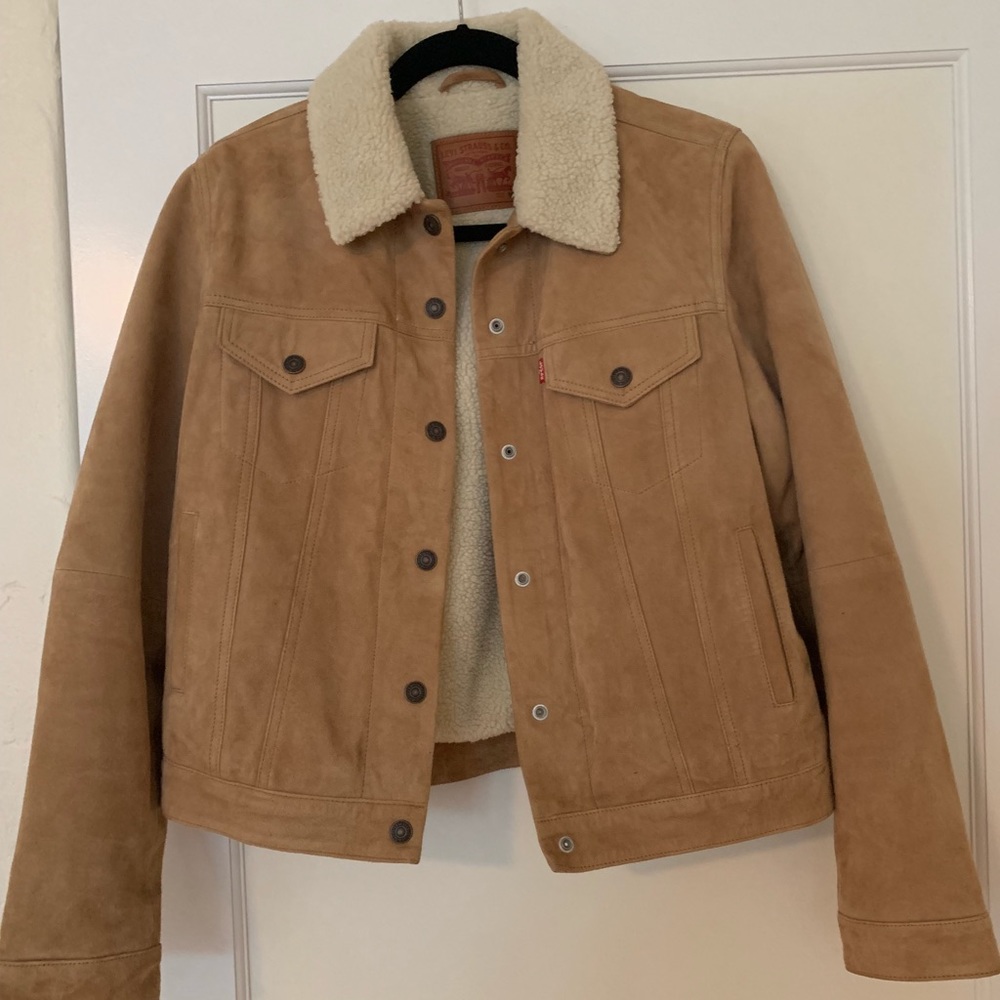 Levi’s Suede Sherpa Jacket